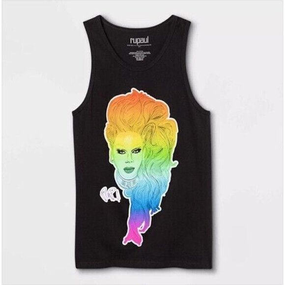 Official Rupaul drag Queen race black tank top t-shirt, gay pride - Picture 1 of 5